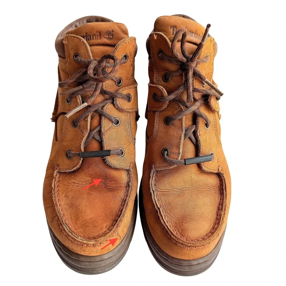 Timberland Women's Boots Brown Waterproof GoreTex‎ Leather Vintage Size 9.5M